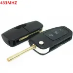 Cheie briceag compatibila Ford Mondeo, 3 butoane, 433MHz, lamela FO21