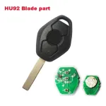 Cheie compatibilă BMW tip diamant cu cip ID44 și telecomandă 433MHz, HU92 EWS