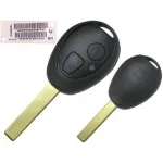 Cheie compatibilă Mini cu 2 butoane, 433MHz, cip ID73 pentru Mini/Land Rover/Rover