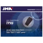 Cip transponder JMA TPX6 Carbon pentru clonare chei auto 4C/4D