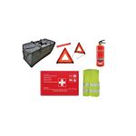 Kit siguranta auto complet trusa cutie rosie 2 triunghiuri stingator vesta geanta Automotive TrustedCars