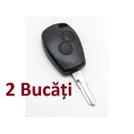 Pachet 2 carcase cheie Dacia Sandero cu 2 butoane, tip OEM