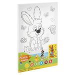 Tablou pictura pe numere - Iepuras cu cosulet PlayLearn Toys