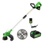 Trimmer electric Micul Fermier 20V, 2 acumulatori 4Ah, motor fara perii