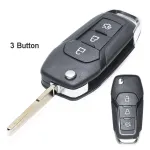 Carcasă cheie compatibilă Ford Ranger, 3 butoane, cu lamelă HU101 (OEM)