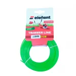 Fir pentru motocoasă Elefant, profil pătrat, 2 mm x 15 m, nylon rezistent