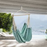 Hamac fotoliu Summer Azur 150 Kg albastru deschis [casa.pro] HausGarden Leisure