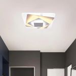 Lustra LED FLORENSIA, 34W, lumina Rece/Calda/Neutra, Alb