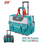 Geantă pentru scule cu roți TOTAL 20” din poliester 600D/1680D, 20 kg