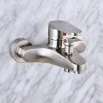 Baterie de baie din inox SUS304 satinat, 2 funcții, Korman Technik LY007