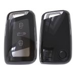 Husă cheie auto din TPU neagră, compatibilă Passat B8/Arteon Smartkey 3 butoane