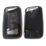 Husă cheie auto din TPU neagră, compatibilă Passat B8/Arteon Smartkey 3 butoane