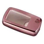 Husă cheie briceag din TPU, roz, compatibilă Passat B5.5 și Golf 5 (MK5)