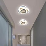 Lustra LED NEXA Triunghi 3D 40W, Alb, Lumina Rece/Calda/Neutra