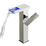 Baterie pentru lavoar cu LED RGB, schimbare culoare după temperatura apei, OD3013