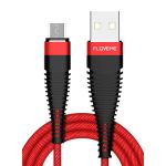 Cablu USB Micro USB 2M Textil Rosu Premium