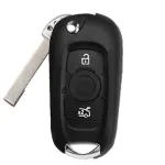 Carcasă cheie tip briceag compatibilă Opel Astra K, 3 butoane, lamelă HU100