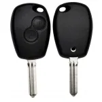 Carcasă cheie auto compatibilă Renault, 2 butoane, lamelă HU136 (fără cip)