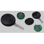Cheie cu telecomandă compatibilă Smart Fortwo/Roadster, 3 butoane, 433.92MHz