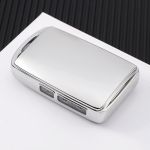 Husă cheie Mazda Smartkey 3 butoane, TPU gri, compatibilă Mazda CX-30