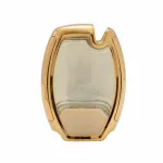 Husă cheie Mercedes Smartkey 3 butoane, gold, protecție premium TPU+PC