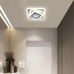 Lustră LED NEXA 3D pătrată 46W, alb, lumină rece/caldă/neutră