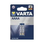 Baterii Varta AAAA (LR61) alcaline 1.5V, set 2 bucati pentru dispozitive compacte