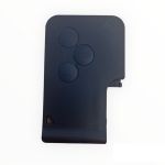 Carcasă cartelă cheie Renault Megane II, 3 butoane, model cu clips (fără lamelă)