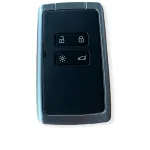 Carcasă cheie Renault Megane 4/Kadjar/Koleos, 4 butoane, spate alb