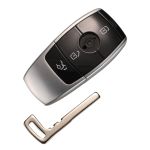 Carcasa cheie Mercedes SmartKey 4 butoane, cu lamela, compatibila 2017+