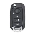 Cheie briceag compatibila Fiat Tipo, 4 butoane, 434 MHz, cip Megamos AES 88