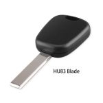 Cheie auto compatibilă Peugeot 307 cu locaș cip, lamelă HU83 cu canelură