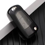 Husă cheie briceag Opel neagră TPU+PC, compatibilă Astra H, Corsa D, Zafira B