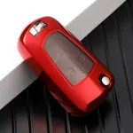 Husă cheie briceag Opel Astra H/Corsa D, TPU+PC, roșie, protecție premium