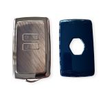 Husă cheie Renault Smartkey 4 butoane, TPU auriu, pentru Megane Kadjar Captur Clio