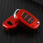 Husă TPU roșie pentru cheie briceag Hyundai Sonata, protecție premium (Model 2)