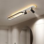 Lustra LED cu Proiector Reglabil FISSO Camilla 69W, lumina Rece/Calda/Neutra, Negru