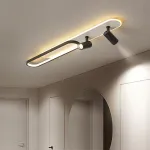 Lustră LED Camilla 69W cu proiector reglabil, 3 culori de lumină, negru