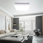 Plafonieră LED Cotena 60W, albă, pătrată 30x30 cm, pentru interior (IP20)