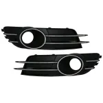 Set grile bară față Audi A6 C7 (4G) 2011-2014, cu locaș proiectoare și Cruise Control