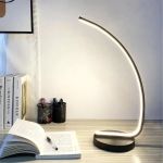 Veioza LED Nemesis, 14W, Lumina Rece/Calda/Neutra, Metal si Acril, Negru