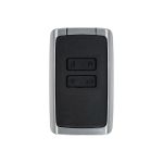 Carcasă cartelă cheie pentru Dacia Duster, 4 butoane, spate alb, fără lamelă