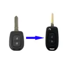 Carcasă cheie tip briceag Dacia Spring/Logan 2017-2023, 2 butoane, HU136