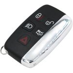 Carcasă cheie Jaguar Smartkey, 5 butoane, compatibilă XE/XF/XJ/F-PACE/F-TYPE 2013-2020