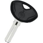 Cheie motocicletă BMW cu locaș pentru cip, neagră, compatibilă OEM