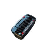 Husă cheie briceag Audi cu 3 butoane, ABS cu aspect carbon, neagră