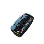 Husă cheie briceag Audi cu 3 butoane, ABS cu aspect carbon, neagră