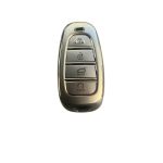 Husă cheie TPU Silver pentru Hyundai Tucson 2022-2024 Smartkey, 4 butoane
