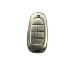 Husă cheie smartkey Hyundai Tucson 2022-2024, 6 butoane, TPU Silver premium