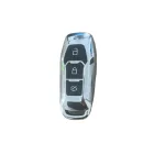 Husă cheie smartkey Ford Ranger/Explorer, 3 butoane, TPU gri, protecție premium